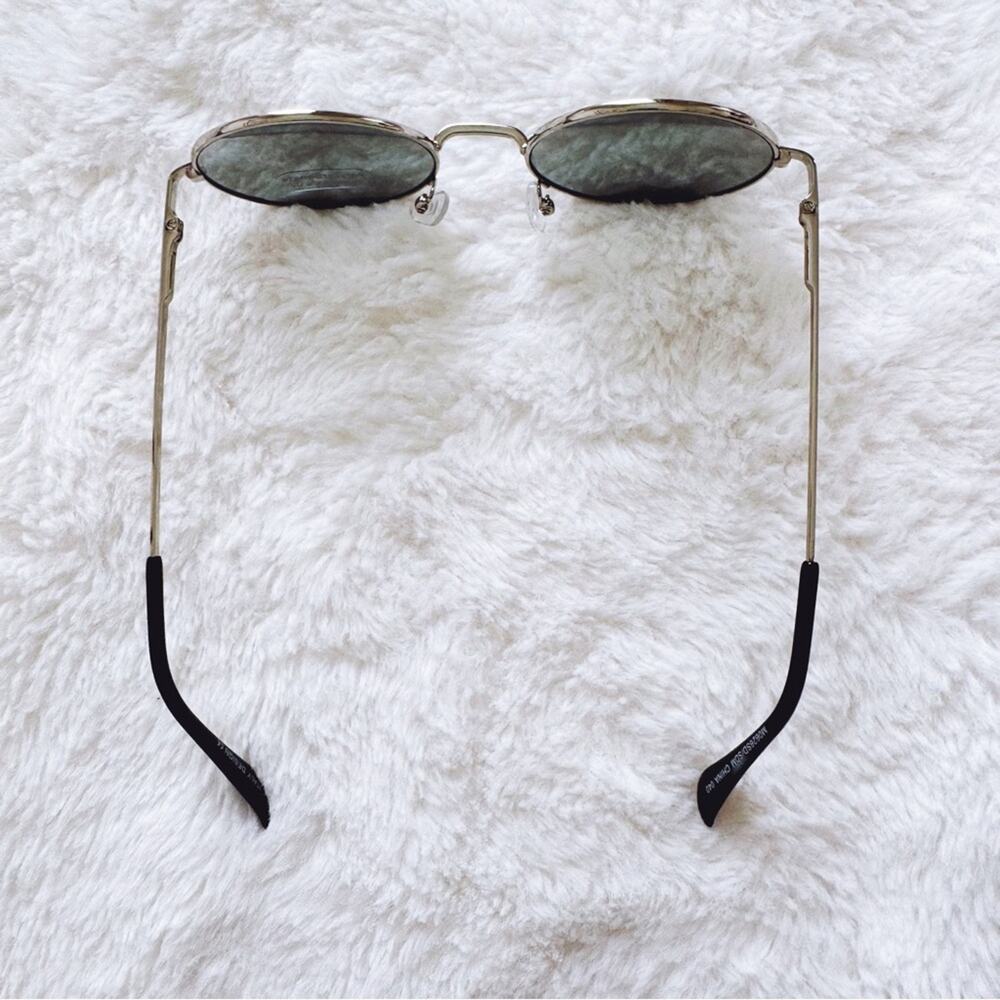 Henry Silver Round Lens Sunglasses - Picture 8 of 11